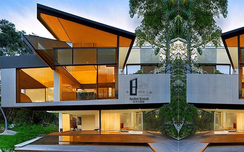 Private Contemporary Home Balancing Openness